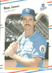 1988 Fleer Baseball Cards      262     Ross Jones